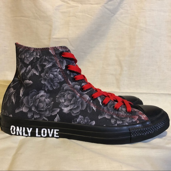 custom converse rose